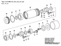 Bosch 0 607 958 816 370 WATT-SERIE Planetary Gear Train Spare Parts